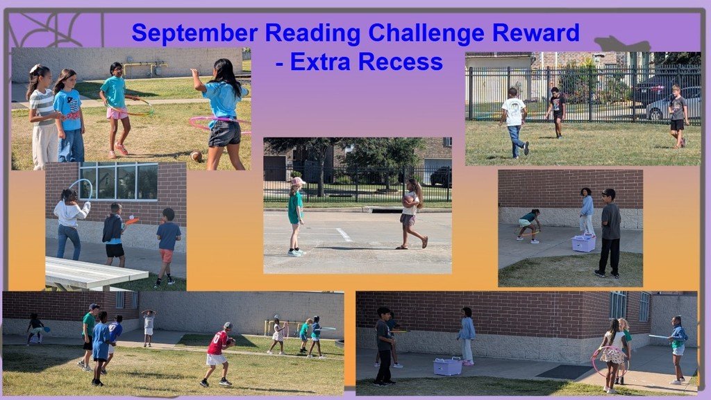 PomonaElem's tweet image. Students earned extra recess for completing 300 minutes of reading and logging those minutes in Beanstack in September.  Go Readers!!!! #Alvinisd #Beanstack