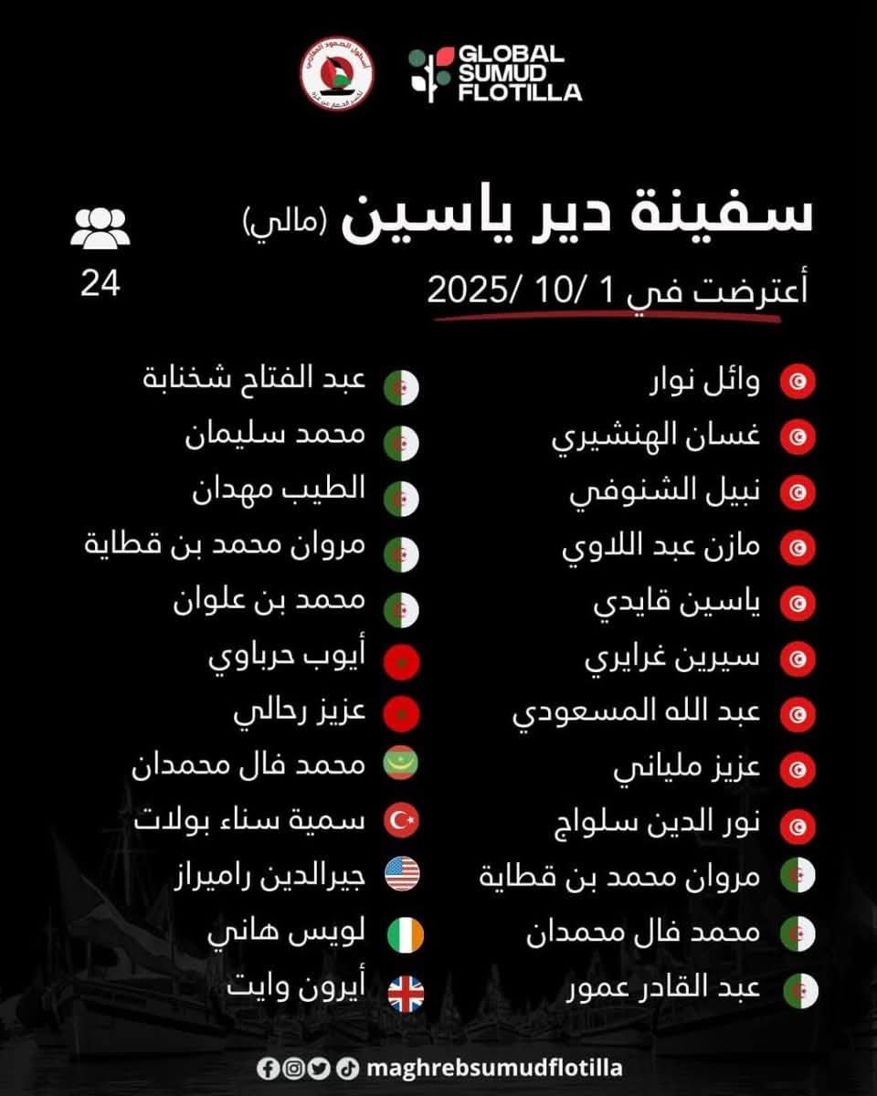WASSIDZ's tweet photo. @AthmaneSabeg فك الله أسرى أسطول الصمود الذي كشف مرة أخرى أن الكيان الصه.يوني يدوس على كل القوانين و المواثيق و العهود و الصكوك الدولية أمام https://t.co/Ppo2fEQPXK