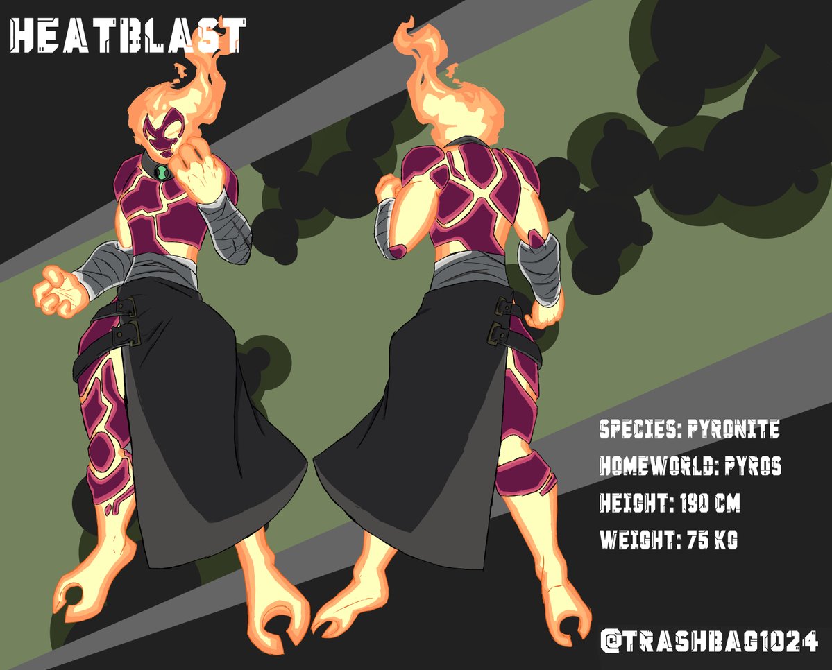 Trashbag1024's tweet image. heatblast redesign
#Ben10 #Ben10fanart #ben10art #Ben10Omniverse #ben10alienforce #ben10ultimatealien