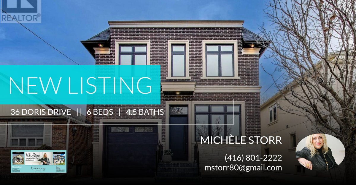 micstorr's tweet photo. 📍 New Listing 📍 Take a look at this fantastic new property that just hit the market located at 36 Doris Drive in Toronto (o'connor-parkview). Reach out here or at (416) 801-2222 for more information

Michèle Storr
Sales Repres... https://t.co/d3pm2HcBgV https://t.co/lKVRjcCjsp