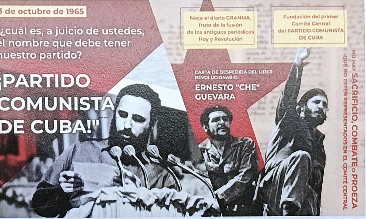 El 3/10 celebramos la fundación del primer Comité Central del <a href="/PartidoPCC/">Partido Comunista de Cuba</a>. En el #9noCongreso, reafirmamos el compromiso con la #Cuba socialista y sostenible, revisando logros y retos, siempre junto a las masas trabajadoras. #CongresoDeTodos #UnidosXCuba