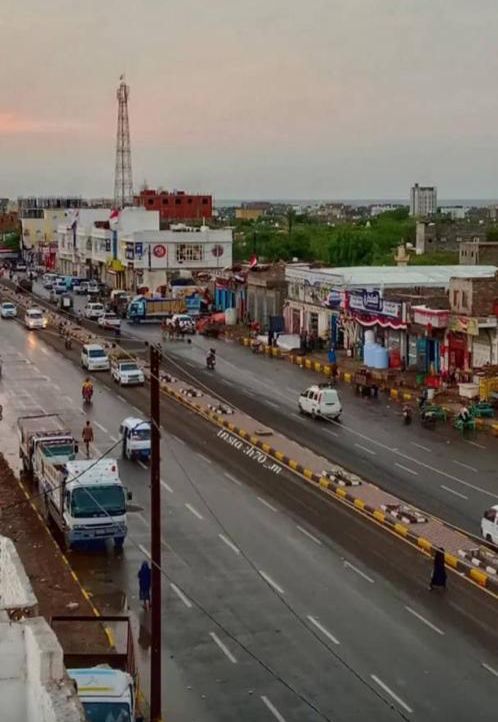 المخا بعد المطر اليوم