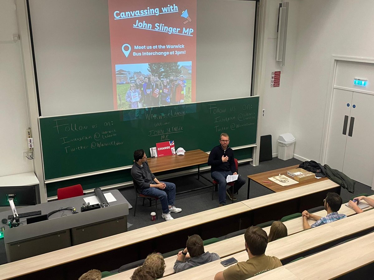 Great to speak to Warwick University Labour Society this evening. Excellent questions and really good debate.

Thank you for the invitation.