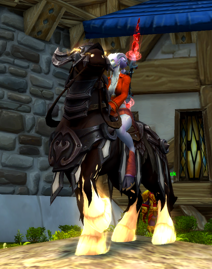 This mount is so beautiful. <a href="/Warcraft/">World of Warcraft</a> #warcraft #headlesshorsemanscharger #worldofwarcraft #mount