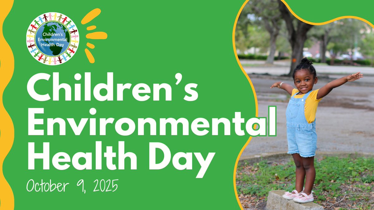 OSUASPIRE's tweet image. Children's Environmental Health Day is October 9th! Get ready to drive action for a healthier future, increase visibility for children's environmental health, and celebrate people working to #ProtectKidsHealth #CEHday