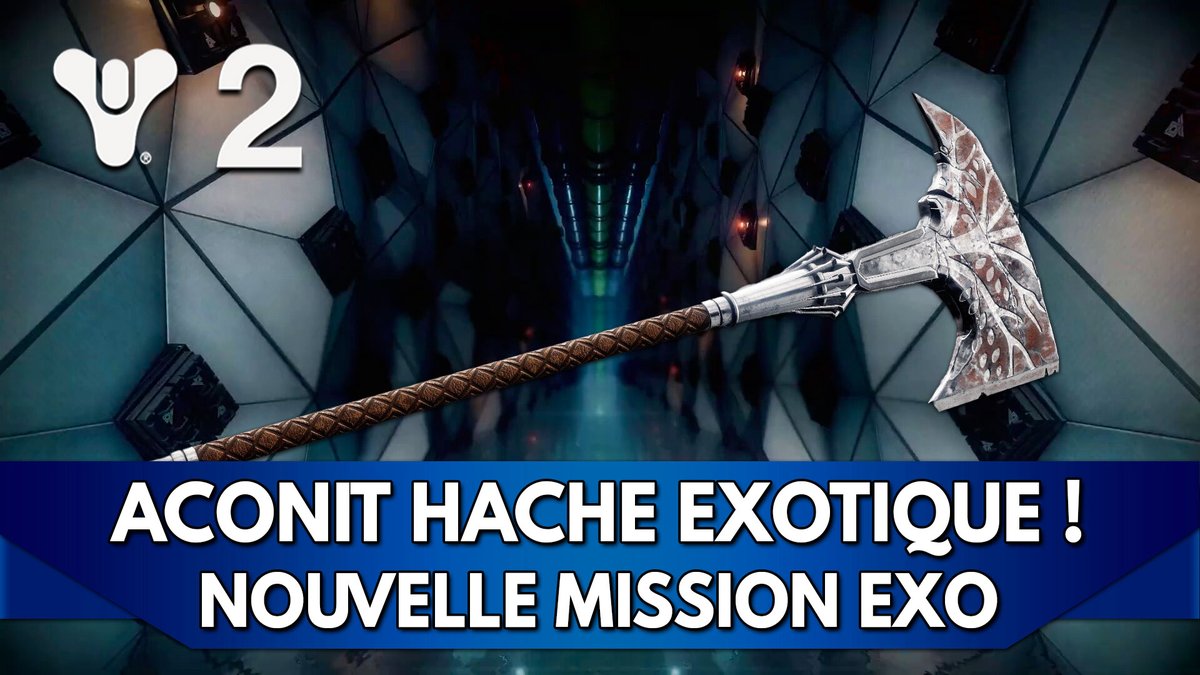Morrigh4n's tweet photo. Destiny 2 FR : Aconit, Hache Exotique ! La nouvelle Mission Exo arrive mardi 🔥
➡️ https://t.co/RXsIlZiKs3

RDV mardi en live au reset avec les potos pour découvrir ça 😁
#destiny #destiny2 #destiny2creator https://t.co/bHLNawwCuS