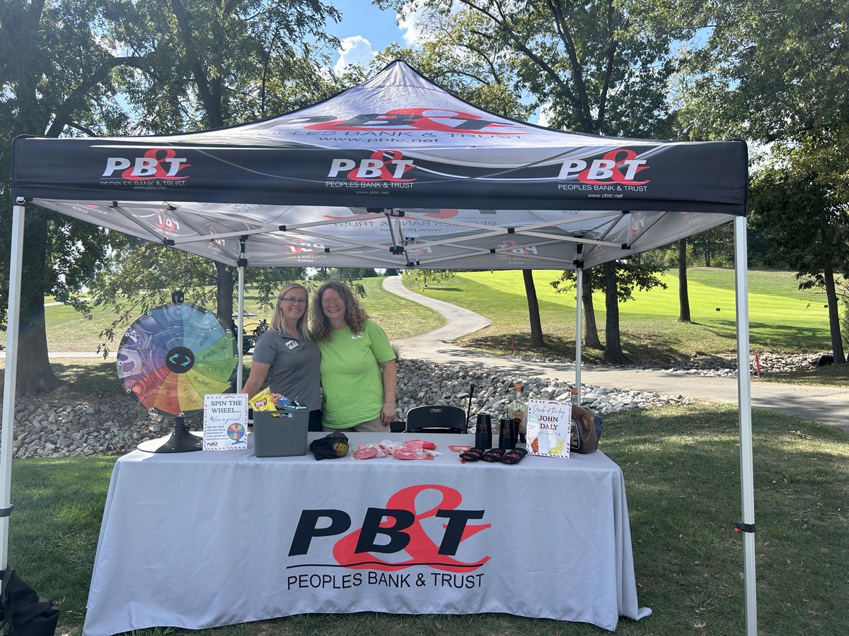 It’s a beautiful day for some golf. We are at the Mercy Health Foundation Lincoln’s Golf Tournament. If you’re here, stop by our tent for a chance to spin the wheel and get a prize! 🏅⛳️🎡