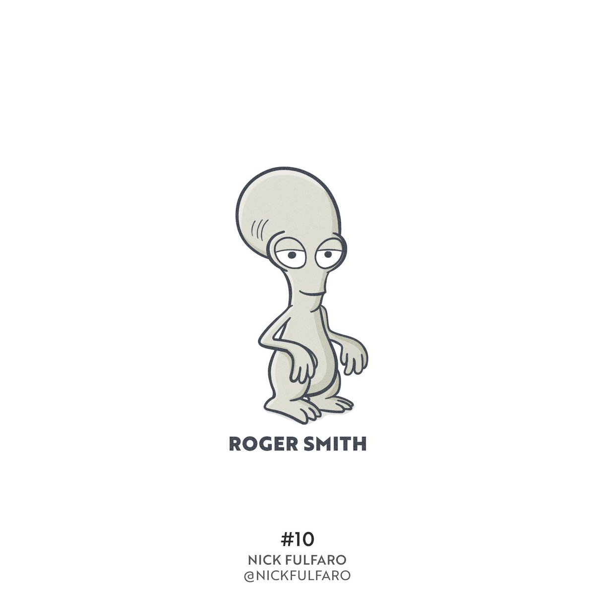 NickFulfaro's tweet photo. He’s the alien in their attic … don’t tell the CIA 🤫

@AmericanDadTV #americandad #rogerthealien #fanart https://t.co/GdV707a0gA