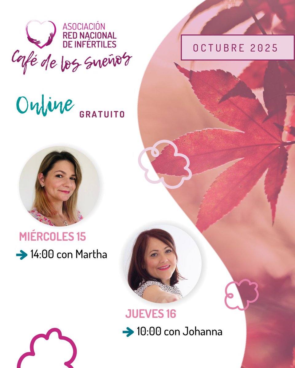 CAFÉ DE LOS SUEÑOS OCTUBRE 2025 ¿Necesitas un ratito para hablar, compartir con otras compañeras de camino, reír, llorar y abrazar [aunque sea virtualmente]?

☕Te traemos nuevos Cafés de los Sueños para este mes, vente ¡no estás sol@!

📆Lunes 13 de octubre PRESENCIAL ALICANTE a