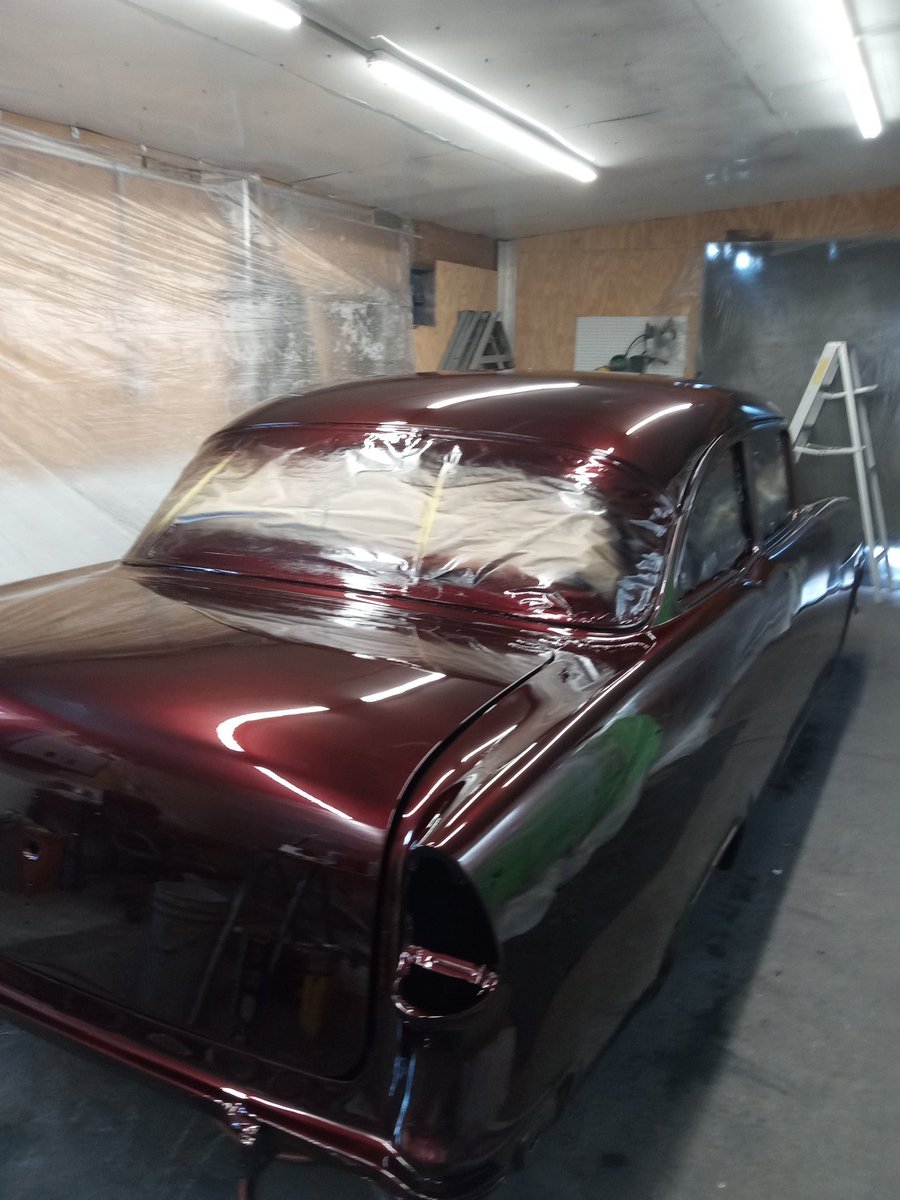 williamcse57629's tweet photo. This is three stage base coat black cherry House of colors 55 Chevy https://t.co/EIugAOcBON