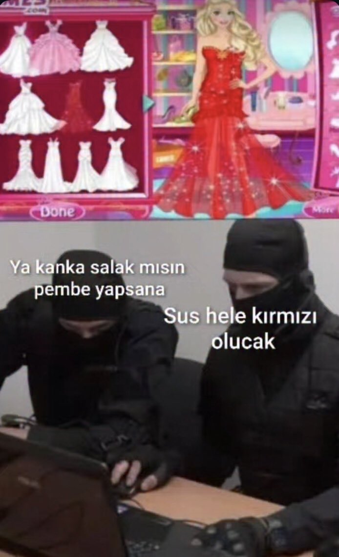 sus hele kırmızı olacak