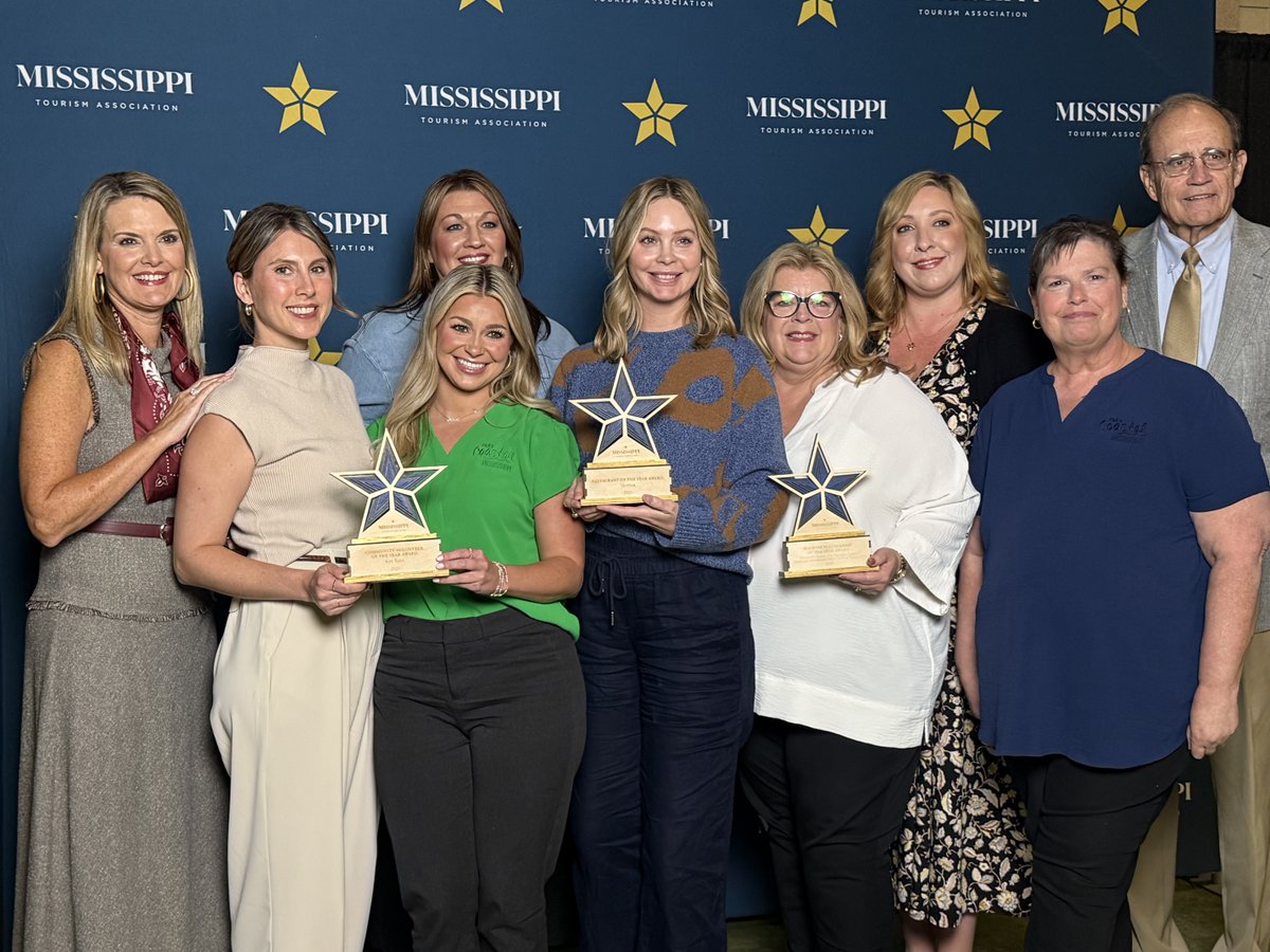 Coastal Mississippi is bringing home top honors at the 2025 MS Governor’s Conference! 🏆

✨ Tourism Partnership of the Year
🙌 Community Volunteer of the Year – Kay Kell
🍽️ Restaurant of the Year – Vestige
🎨 Large Festival - Peter Anderson

More: bit.ly/4o0DCVF