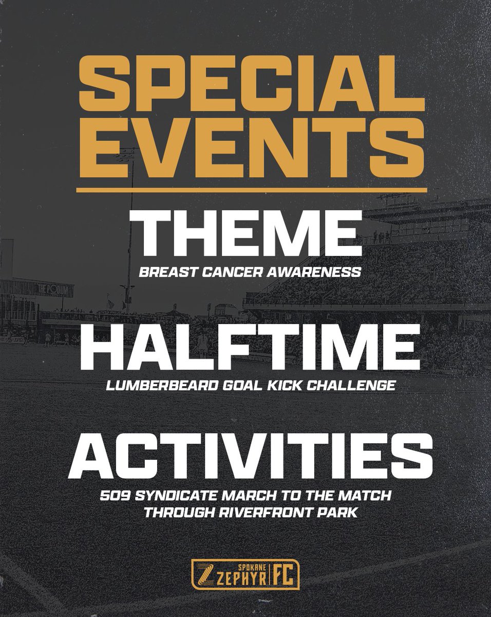 spokanezephyrfc's tweet image. See you tomorrow! 

🎟️ link in bio

#SpokaneZephyrFC #GainbridgeSuperLeague #LetsGoSpo #WestWindsRising
#WelcomeToTheEdge