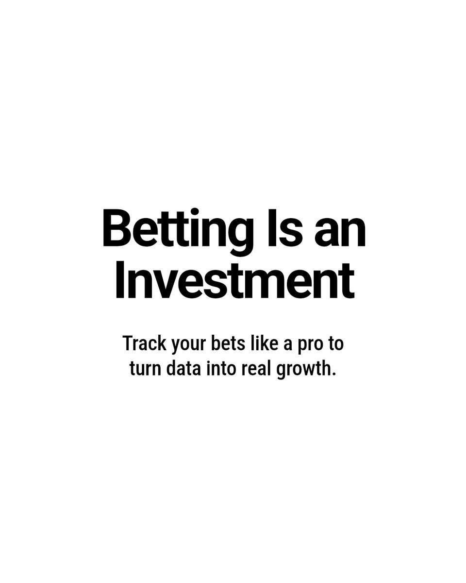 Tracking your betting performance isn't just a hobby; it's a strategy for serious investors.

Use data to refine tactics. 

Want to see real growth? 

It's time to start betting smartly. 

#MLB #NFL #Gamblers #NCAAF #Fandual #DRAFTKNGS #MYBOOKIE #BOVADA #ONLINEWAGERS