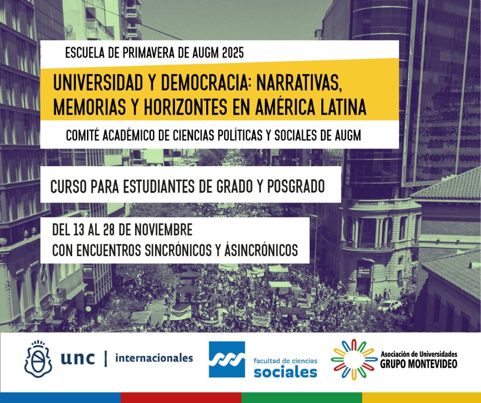 Asociación de Universidades Grupo Montevideo tweet media