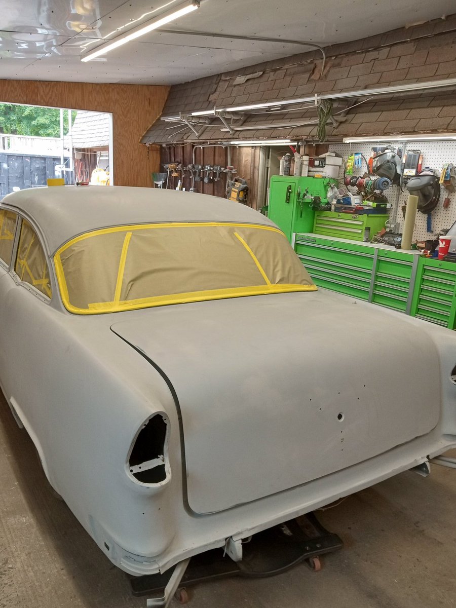 williamcse57629's tweet photo. This is when I just got it ready for paint 55 Chevy https://t.co/5vAZjUnNyv