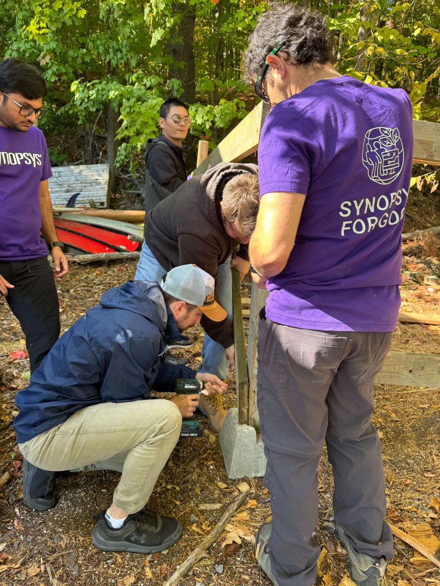 This Season of Service, <a href="/Synopsys/">Synopsys</a> Canada employees returned to the YMCA Bonnenfant Y Outdoor Centre to revitalize the site. From repairs to landscaping, they created a safer &amp; more welcoming space for youth and families. #Synopsys4Good #LifeAtSynopsys <a href="/PointsofLight/">Points of Light</a> <a href="/YMCA_Ottawa/">YMCA Ottawa</a>