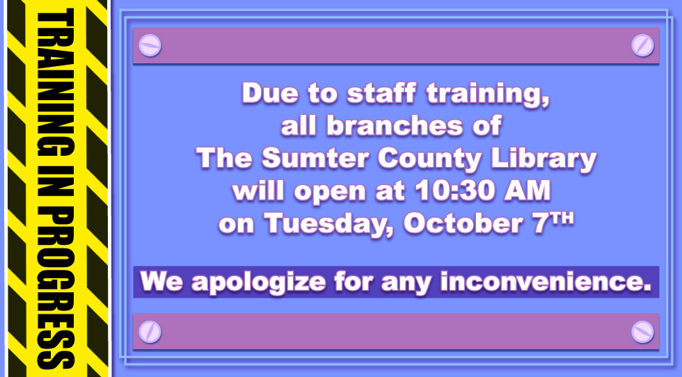 SumterCountyLibrary (@sumtercolibrary) on Twitter photo 