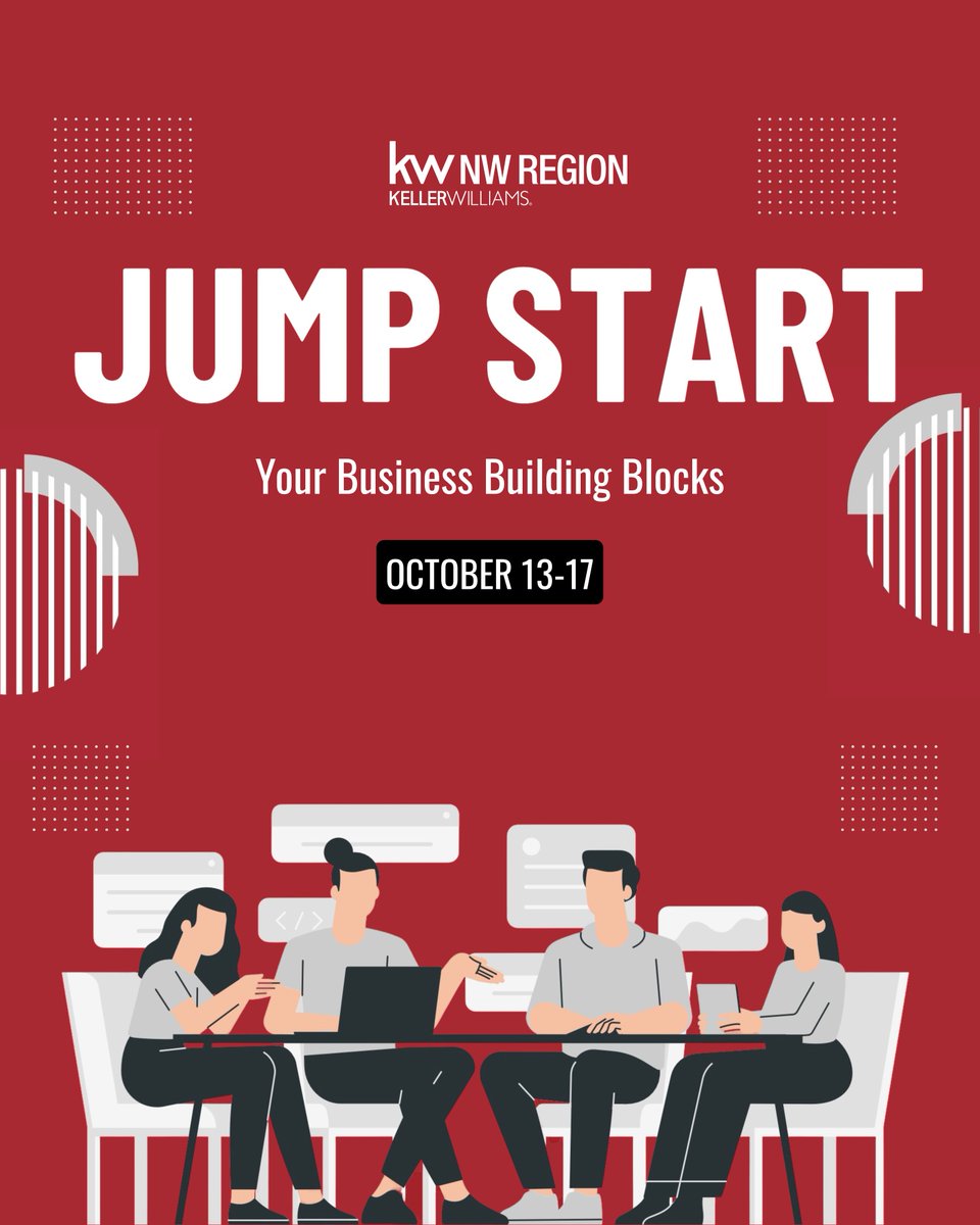kw_northwest's tweet image. 🚀 Jump Start is back Oct 13–17!

5 days. KW tech. All the tools you need to grow your biz—with live training led by Crystal LeProhon.

✅ Free. Virtual. Actionable.
🔗 Sign up: kwnwr.com/jump-start

#KWJumpStart #KWNorthwest #CommandTraining
