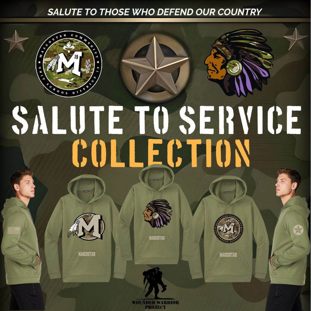 Warrior Logo Wear has MSD19 Salute to Service hoodies—$5 from each hoodie ordered is donated to the Wounded Warrior Project. Thank you to our military families and our community. #WoundedWarriorProject 

Closes Oct. 24: stores.warriorlogowear.com/wlw_store/shop…
