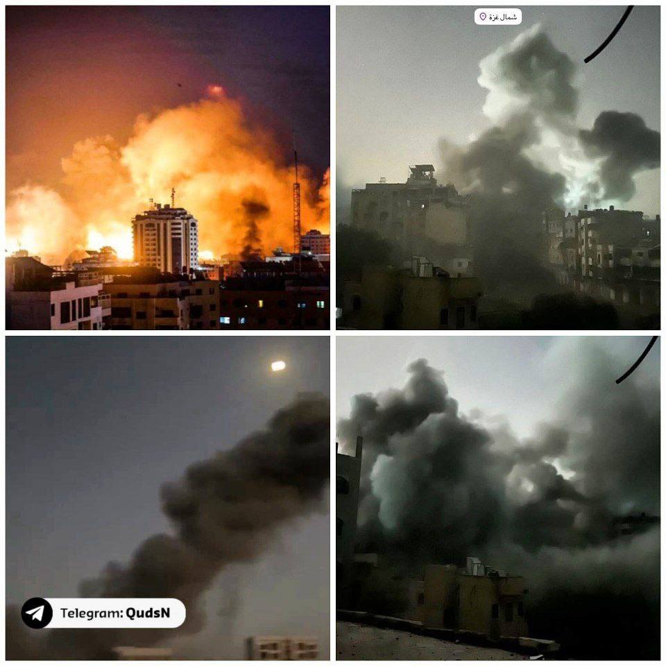 Breaking 
⚡
🇵🇸 Extensive bombing reported across Gaza as Israeli Occupation Forces intensify attacks on residential and strategic areas.