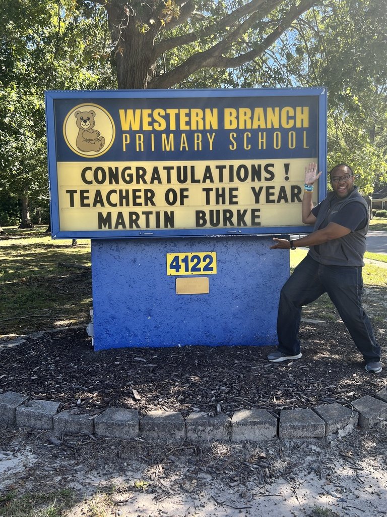 We continued celebrating WBP's 2025-26 Teacher of the Year Mr. Martin Burke today.  Way to go Mr. Burke!