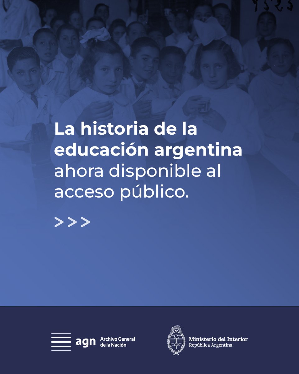 ¡La historia de la educación argentina abierta al público! 📚 

Consultá el fondo del ex Ministerio de Justicia e Instrucción Pública (1900-1920).  

Miles de expedientes te esperan en nuestra sede Parque Patricios (L-V, 10-16 h).