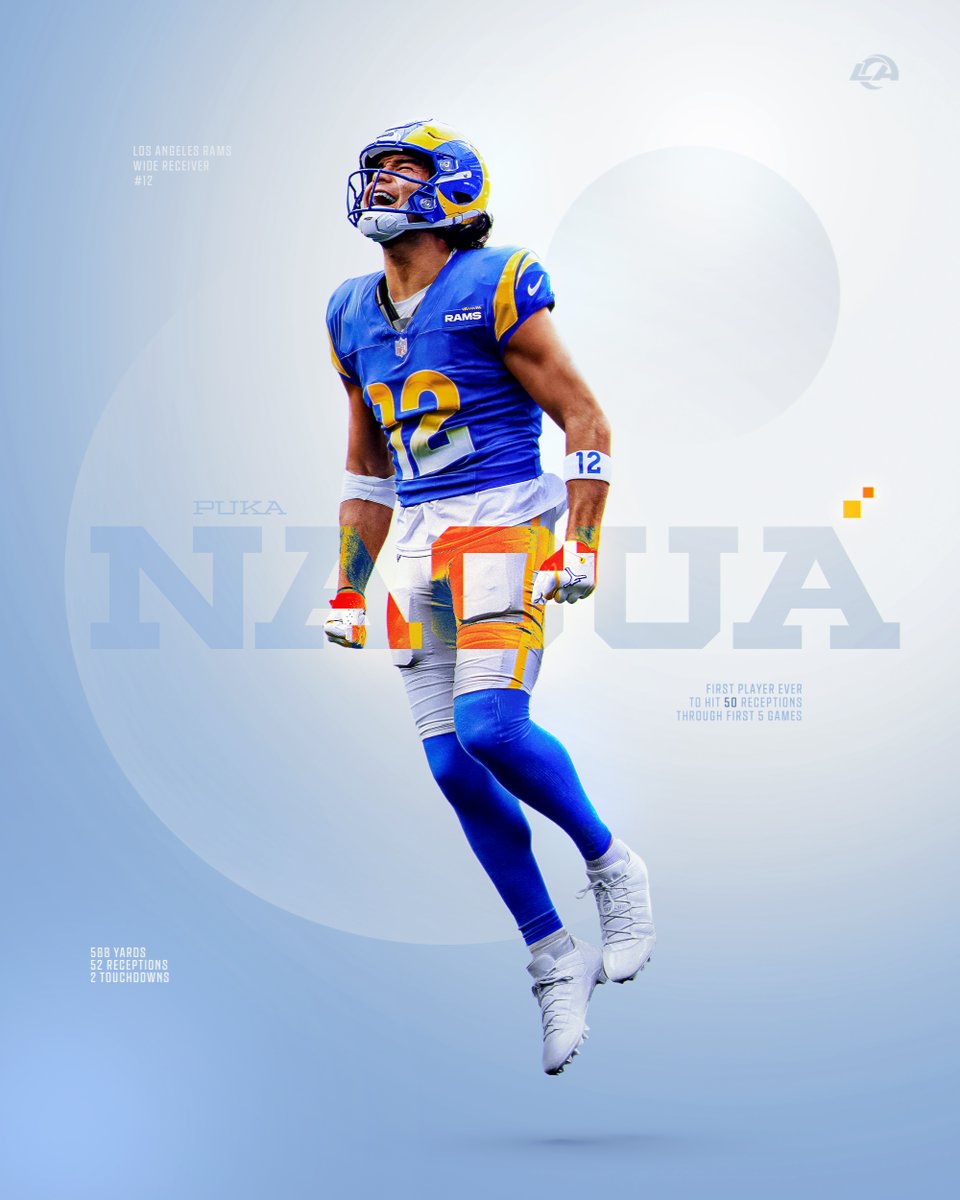 Does he ever Stop?
<a href="/AsapPuka/">Puka Nacua</a> <a href="/RamsNFL/">Los Angeles Rams</a> #smsports
