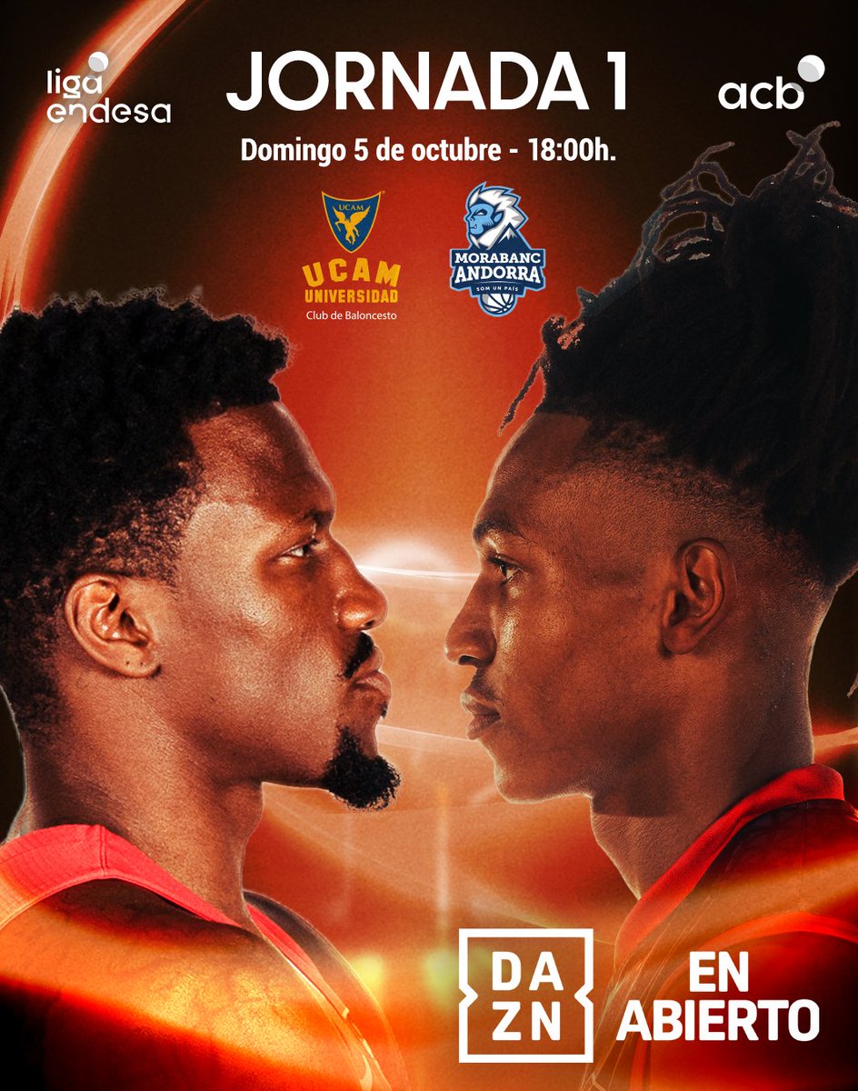 ACBCOM's tweet photo. 🚨 Y recuerda...

➡️ La vuelta de la #LigaEndesa a @som3cat se producirá este domingo 5 de octubre a las 12h con el @CoviranGranada 🆚 @Penya1930.

➡️ @DAZN_ES se estrena en la #LigaEndesa este fin de semana ofreciendo de forma gratuita el @UCAMMurcia 🆚 @morabancandorra, que se disputará este domingo 5 de octubre a las 18h.