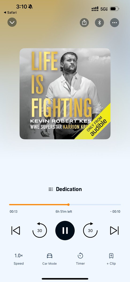 Thank you <a href="/realKILLERkross/">Kevin Robert Kesar</a> listening during my Spravato sessions.