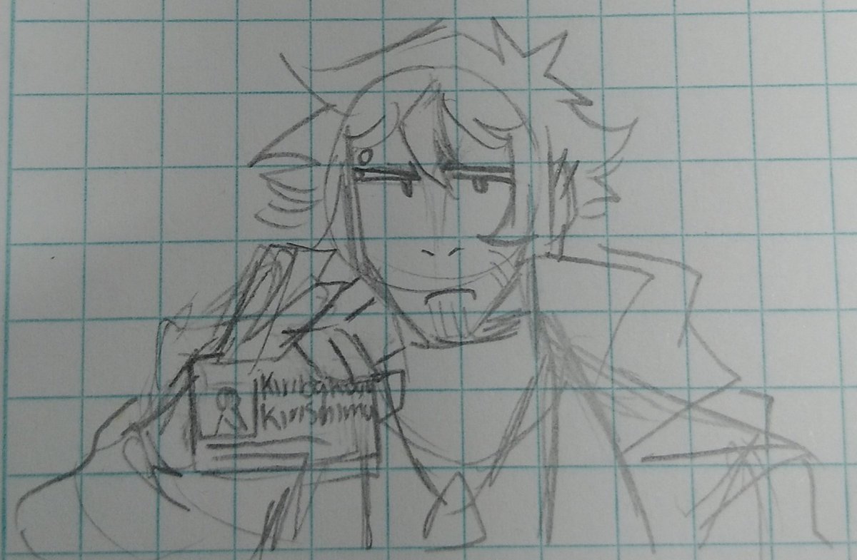 No hay dibujos el admin tuvo una horrible semana el dolor nunca acaba así que antes de que solo vaya a seguir llorando toda la tarde:
Sabían que Cevi y yo tenemos un AU de la B3 donde todo es lo mismo pero el nombre real de Kye es Kiribakugo?