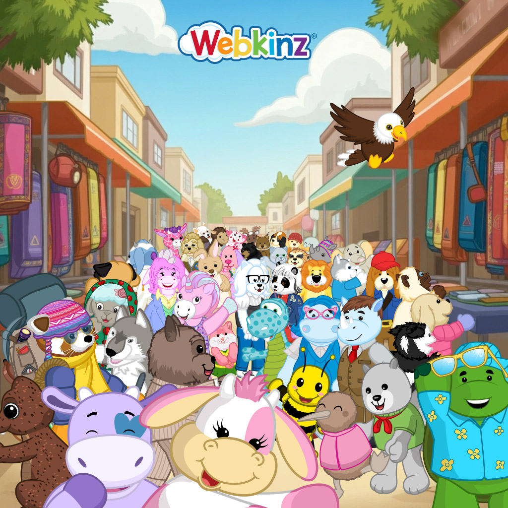 webkinz's tweet image. Where&apos;s Arte? 🔍Can you find him in this busy bazaar?  Tell us in the comments---how long did it take to spot our mayor in a crowd of pets?

#Webkinz #Fun #Arte #Market #Travel #Game