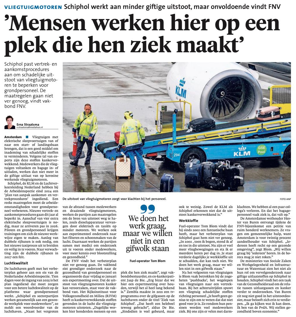 <a href="/mvparreeren/">Michiel</a> KLM verkoopt sprookjes, hecht geen waarde aan uw gezondheid, of die van uw kinderen. Of die van hun eigen medewerkers.  #klm #schiphol #rintel #zita #greenwashing