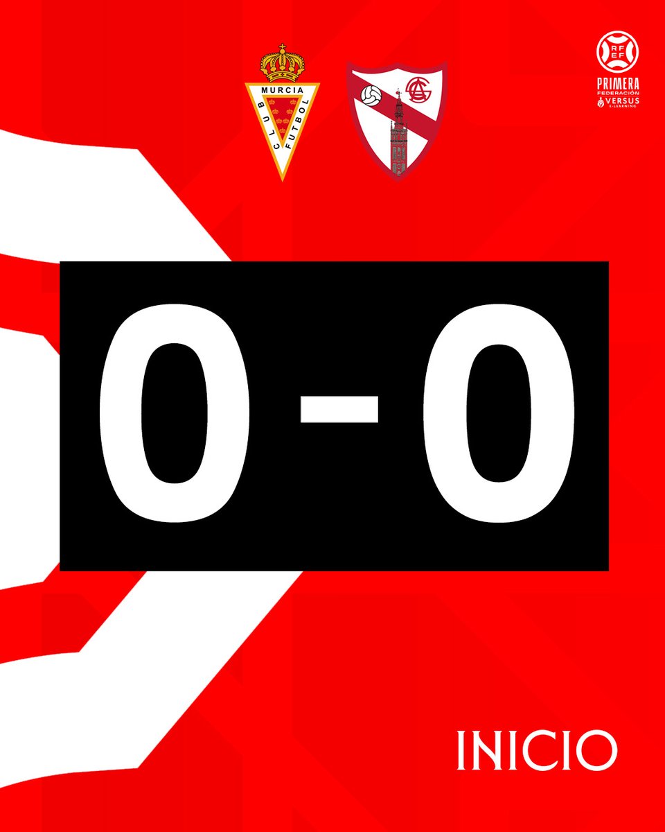 1' | ¡Comienza el partido en Murcia!

#VamosSAT ⚪️🔴⚪️