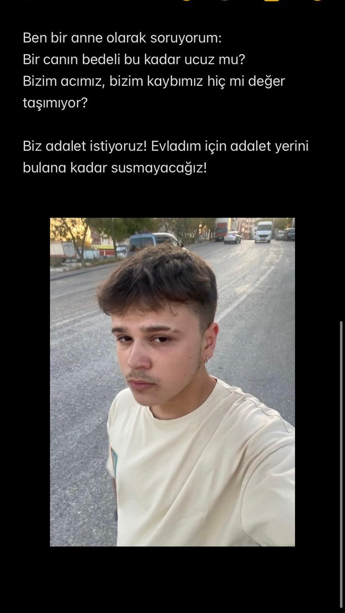 Bugün istinaftan gelen haber adalete olan inancımızı bir kez daha yaraladı. Oğlumu katleden kisiye verilen 15 yıl ceza uygun görüldü ona yardım eden amca ve dedesine verilen cezalar için ise yeniden yargılama kararı çıktı. Oğlumu planlayarak pompalı tüfekle katletti bu üç kişi