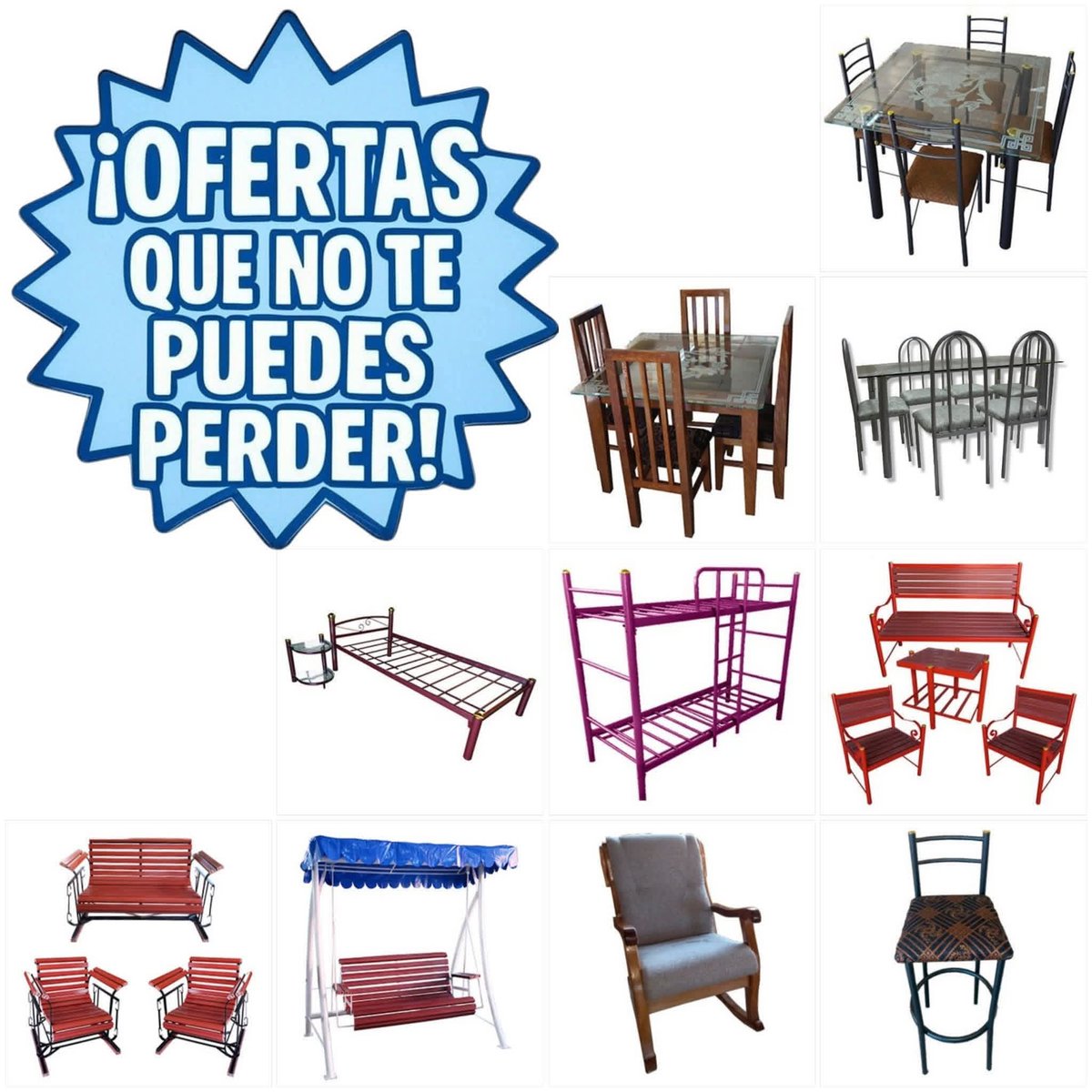 BermudezLidiana's tweet image. 😍🛋🪑 Conoce las 𝗢𝗙𝗘𝗥𝗧𝗔𝗦 de Mobiliario y Accesorios para la decoración del hogar.
Hay para todos los gustos mi gente 
Calidad, elegancia,  comodidad y a buen PRECIO 
Entren AQUÍ 👉 compradtodo.com/mobiliario-y-a…
No pierdan esta Oportunidad‼️
#CompraDTodo #Cuba #tiendaonlinecuba