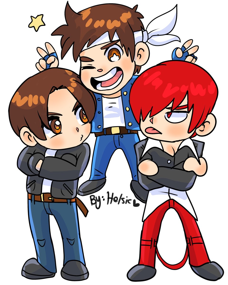 helsic's tweet image. #KOFtober  Day3 Favorite canon team
I love them so much!!!

#kyokusanagi #Shingoyabuki #Ioriyagami