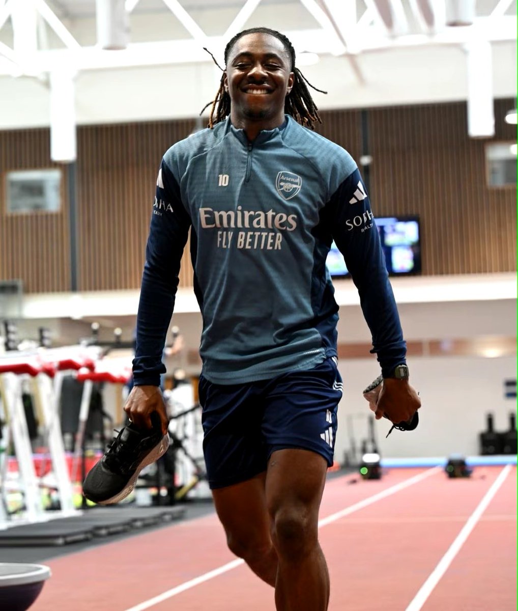 ArsenalRadar's tweet image. 📸 Eberechi Eze in Arsenal training today. 💪🌟
#afc