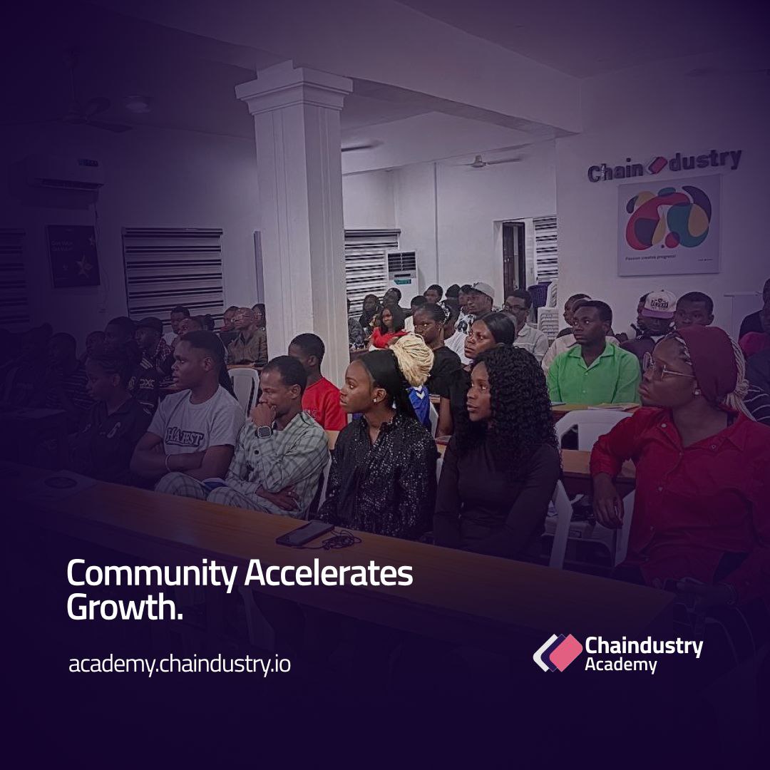 When you’re part of a strong community, you grow faster.

You stay motivated, and discover opportunities you wouldn’t find alone. 

At Chaindustry, that’s the power we give you: the right environment, the right skills, and the right people to turn your ambition into results.