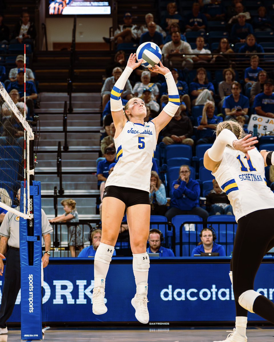 GoJacksVB's tweet photo. Rylee Martin surpassed 1,500 career assists during last night’s match! 

#GoJacks 🐰 https://t.co/3oHGRl7g1q