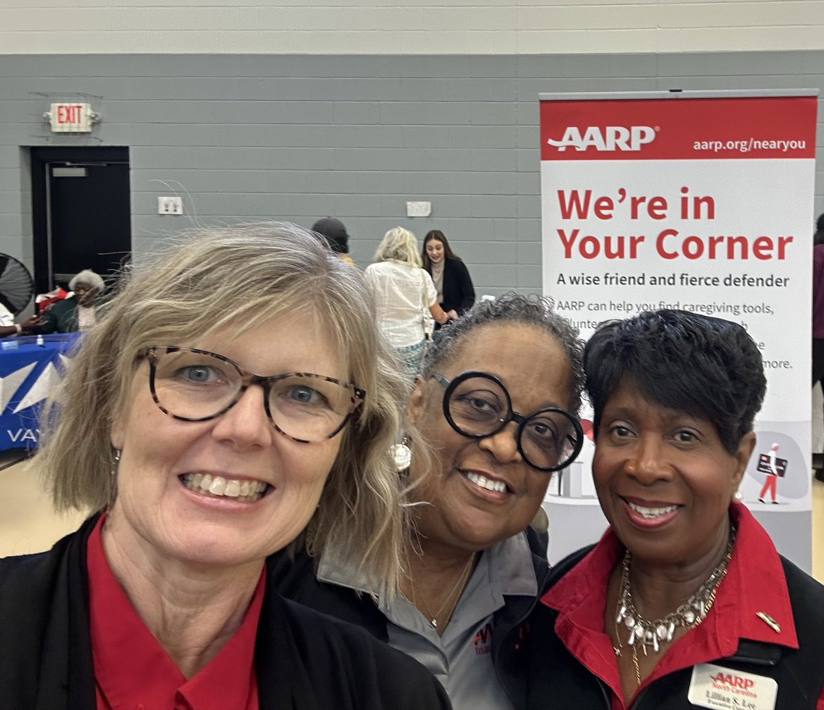 AARPNCTriangle's tweet image. Your #wisefriends and #fiercedefenders are at the Garner Senior Center Health and Wellness Fair. Come by &amp;amp; spin our prize wheel!