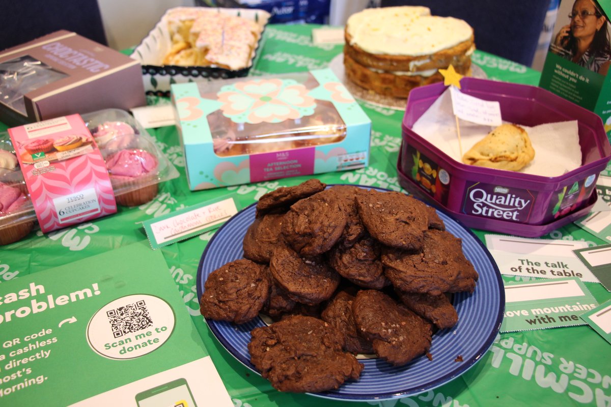 Thank you to all our lovely members of staff who baked for and supported our <a href="/macmillancancer/">Macmillan Cancer Support</a> coffee morning today. Your donation will help to provide practical, emotional and financial support to people living with cancer. #macmillancoffeemorning