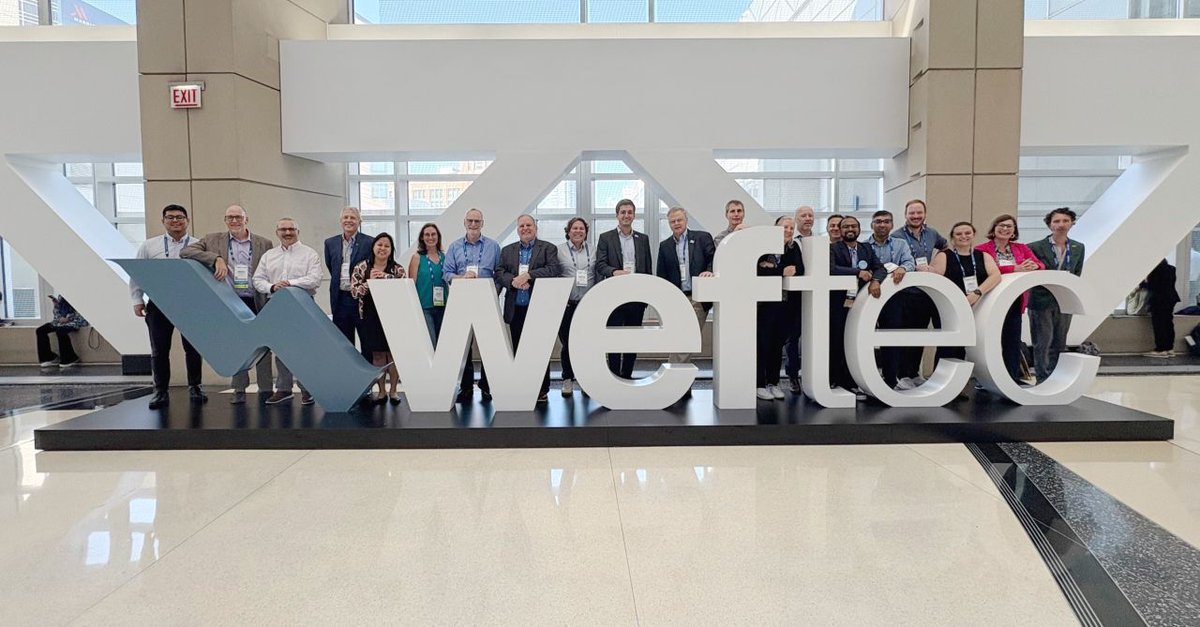 CDMSmith's tweet image. It was a blast to attend #WEFTEC25 in Chicago this week and witness the future of water unfold! Our experts shared and supported two dozen presentations and workshops, discussing topics driving what’s #NextIsNow in water.    
Water you doing to shape the future of water?
