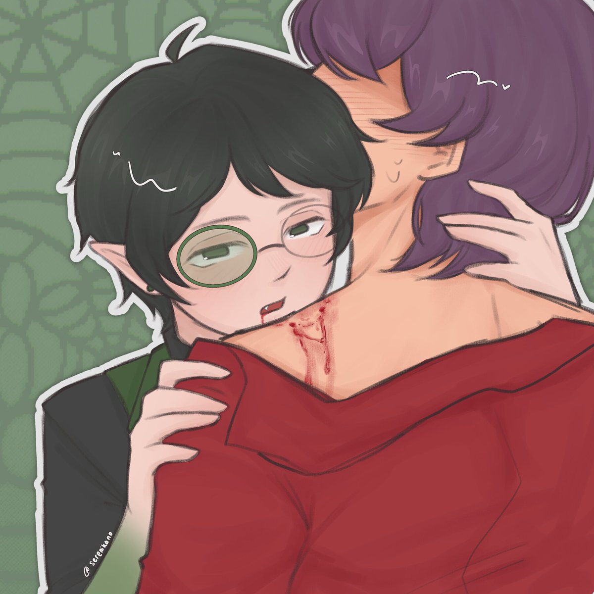 serenikano's tweet photo. shameless self insert but yeah (late) day 2 #mactober !

au by: @vinirarw #dateeverything #macdateeverything #dateverythingmac https://t.co/F3OEmbaORD