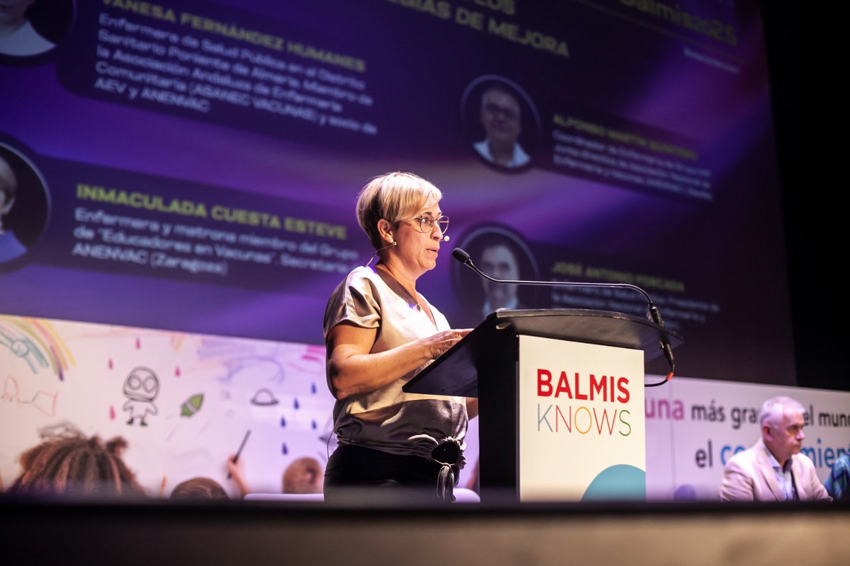 InstitutoBalmis's tweet photo. 🟡 #Balmis2025 | Celebrada la mesa sobre la gestión enfermera en vacunación. Ha moderado Vanesa Fernández, de @asanec, @AEV_Vacunas y @anenvac. Con Inma Cuesta, Alfonso Martín y J. Antonio Forcada, secretaria, de @anenvac.

@grupo_ihp https://t.co/CHKHVyyw6n
