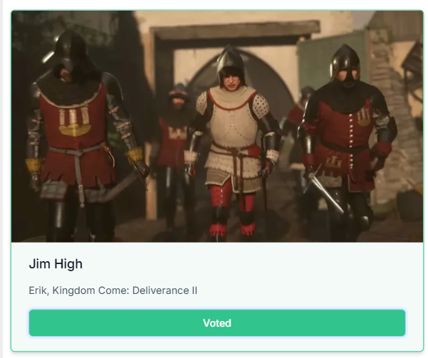 lords0fmisrule's tweet photo. HELLO HELLOO IF YOU HAVENT SEEN @thisistommckay
got nominated as best lead performer, and
@BaronKuno
got nominated as best supporting performer in Golden Joystick Awards 2025 VOTE FOR THEM GUYSS!!! #GoldenJoystickAwards #JimHigh https://t.co/1HI5t3MtDV