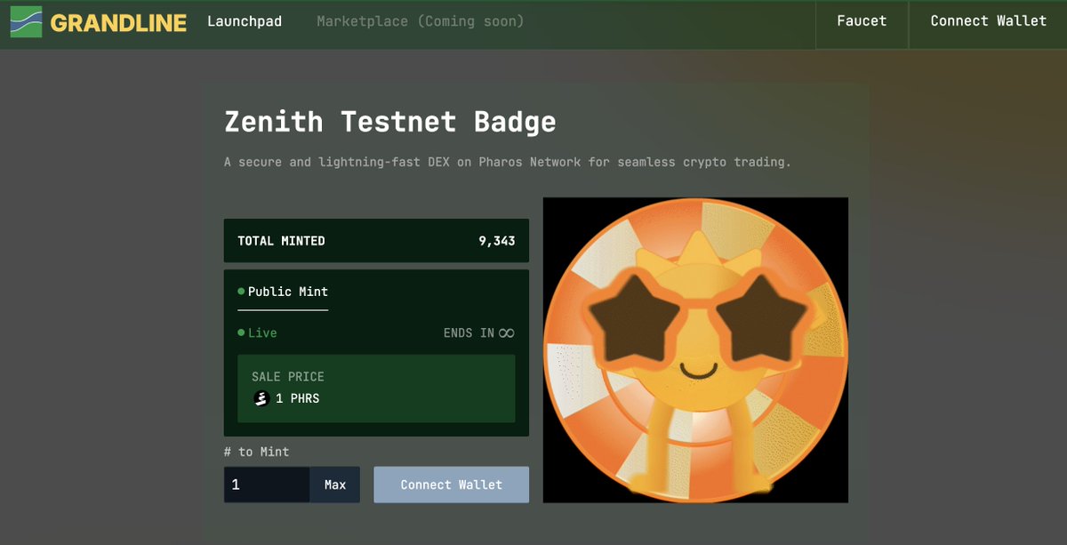 grandline_world's tweet photo. Introducing the Zenith Testnet Badge ☀️

Trade seamlessly with @ZenithSwapxyz, the Beacon of DeFi. A secure, fast, and user-friendly DEX built for seamless crypto trading.

The horizon is bright, Sailors 🌊

🧭 Mint Link:
https://t.co/Mm09VLtl5n

Set Sail & Reach the New World of NFTs