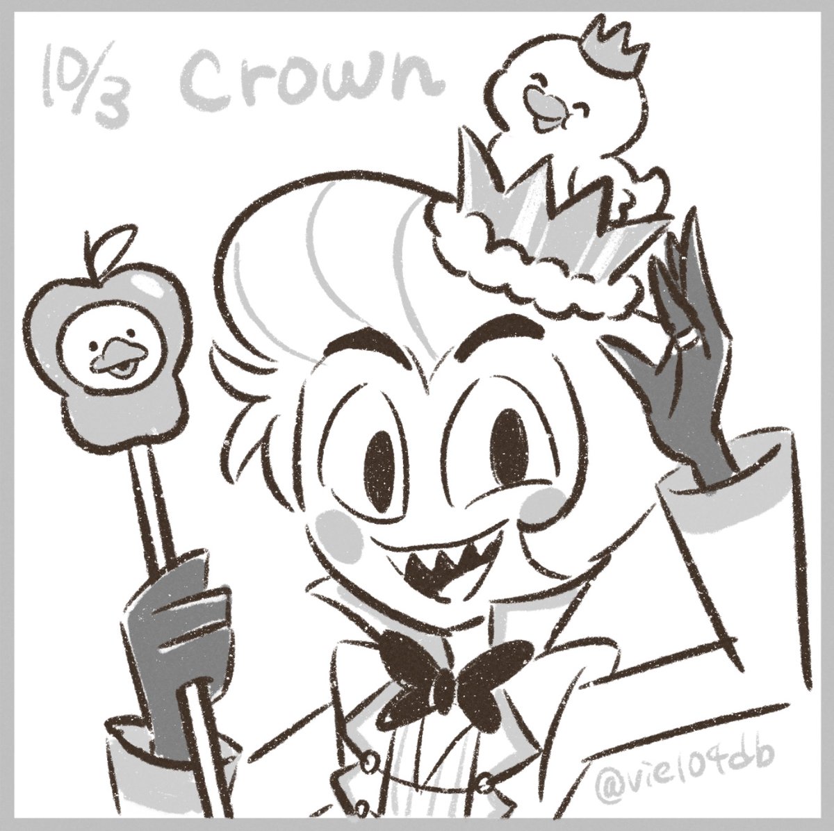 3.王冠
#inktober2025