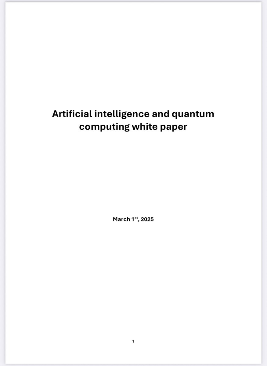 MomenttoLegal's tweet image. #QuantumComputing #AI #DeepTech #Innovación #Tecnología
Quantum & AI: la próxima frontera
Un white paper europeo muestra cómo la unión entre computación cuántica e inteligencia artificial abre oportunidades únicas:
Quantum for AI → computadores cuánticos que aceleran el…