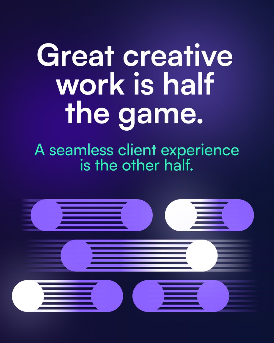 ManyRequests's tweet image. 💁🏻‍♀️ Most creative agencies obsess over their internal process. Clients? They only notice the experience.

✨ Clear requests
✨ Easy file delivery
✨ Straightforward billing
✨ Timely updates

That’s what makes your creative agency feel polished and professional.

Deliver brilliant…